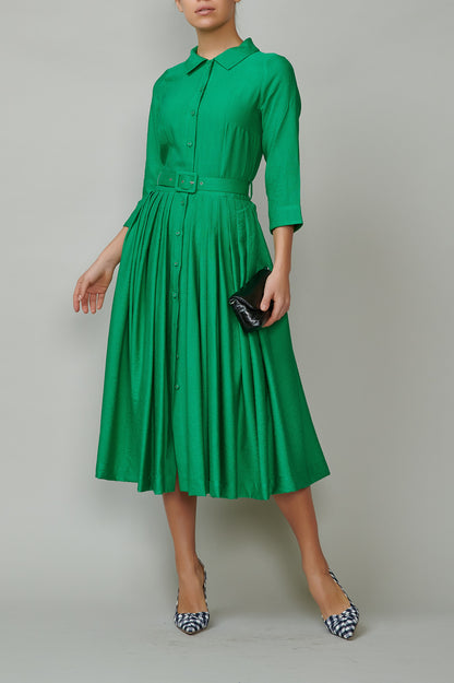 Rochie camasa verde