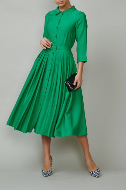 Rochie camasa verde