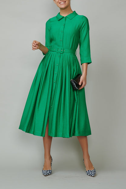 Rochie camasa verde