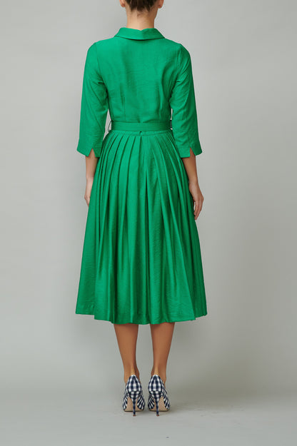 Rochie camasa verde